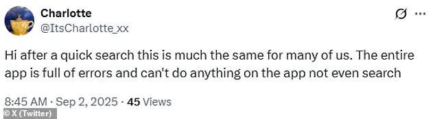 Tesco App and Website Outage Disrupts Thousands of UK Users, According to DownDetector