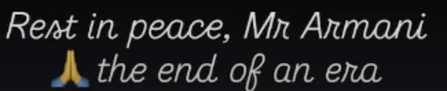 Legendary Designer Giorgio Armani Passes Away at 91, Leaving a Lasting Legacy on Global Fashion