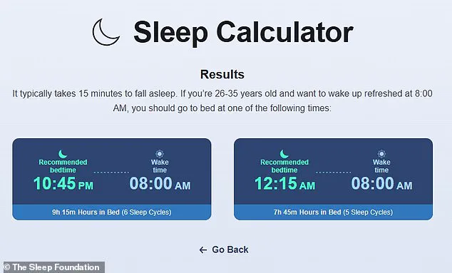 Discover Your Ideal Sleep Schedule: Free Online Calculator Reveals Personalized Recommendations