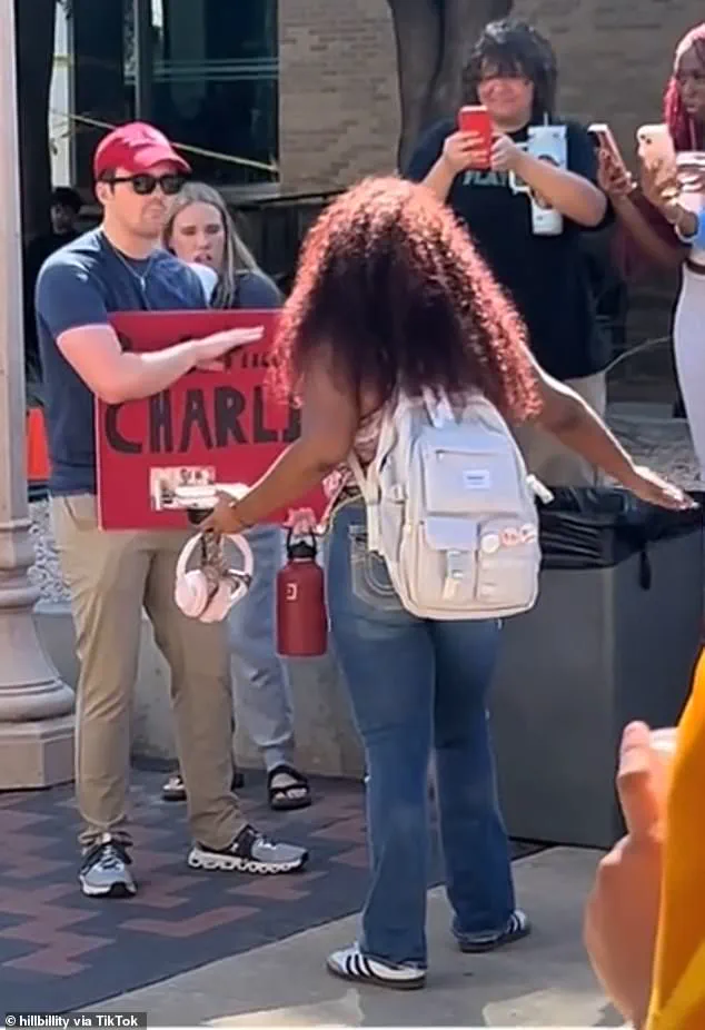 Exclusive Footage of Student's Mockery During Vigil Sparks Free Speech Debate