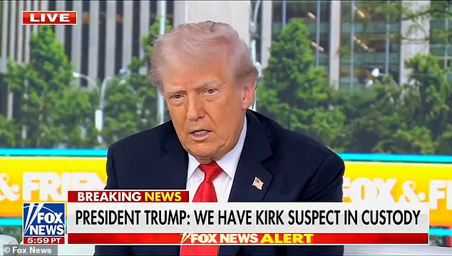 Heart-Wrenching Revelation: Trump Discloses Moment of Learning About Charlie Kirk's Assassination, Nation in Turmoil