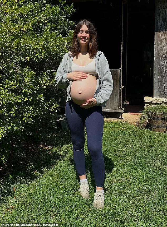 Controversy Surrounds Priscilla Robertson's First Child as Public Scrutiny Collides with Family Legacy