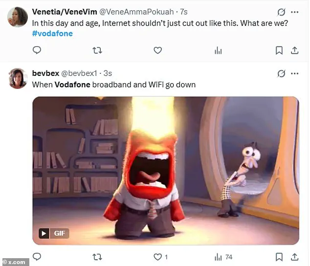 Vodafone Outage Leaves Millions in the Dark: UK's Digital Heartbeat Grinds to a Halt