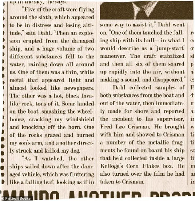 The Maury Island Incident: How a 1947 UFO Sighting Launched the Men in Black Legend, According to New Book 'Catastrophic Disclos'