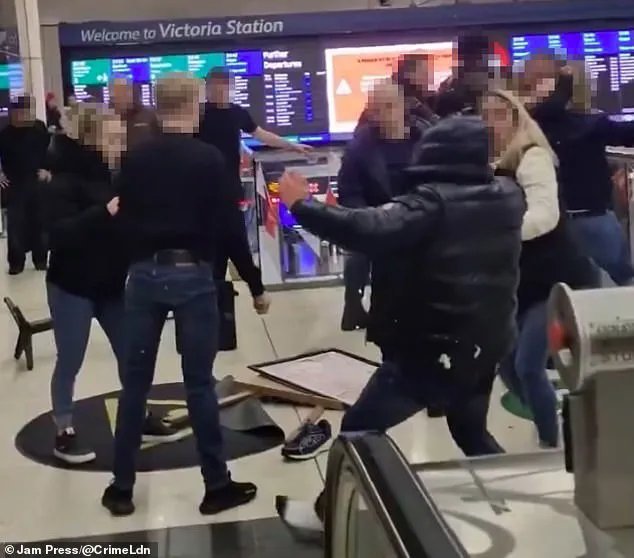 Violent Brawl Erupts Outside London Pub, Disrupting Victoria Station