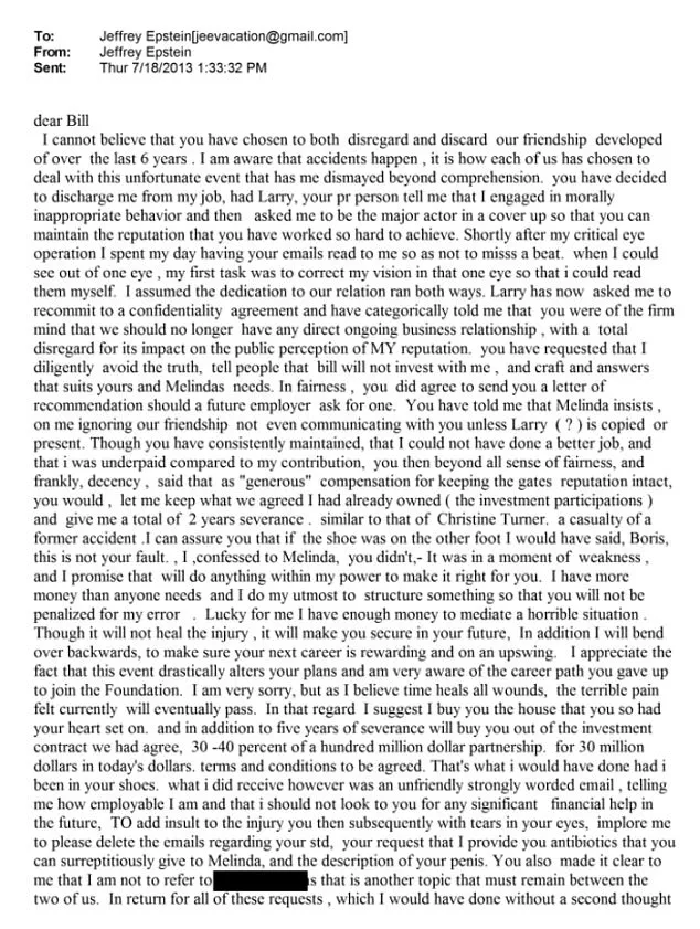 DOJ Documents Reveal Alleged Link Between Bill Gates and Jeffrey Epstein in 2013 Emails