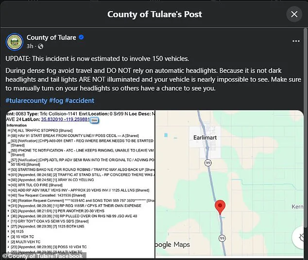 Exclusive Details: The Catastrophic Highway 99 Pileup in California