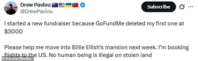 Drew Pavlou's Bid to Occupy Billie Eilish's Mansion Ignites Global Debate