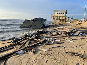 Harrowing Video Captures Homes Collapsing into Atlantic as Outer Banks Grapple with Coastal Erosion