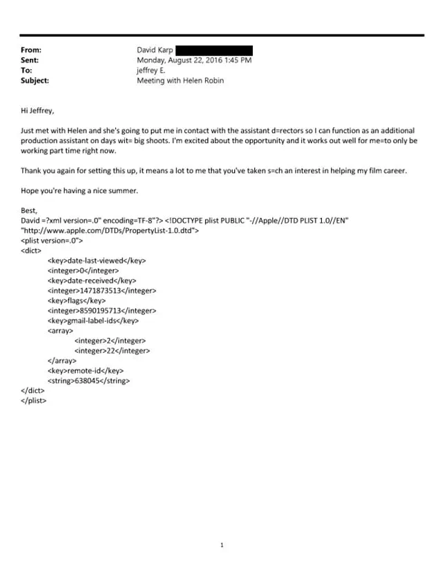 Epstein Emails Expose Karp's Unpaid Job Offer for Son on Woody Allen Film