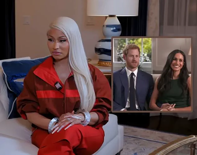 Nicki Minaj Blasts Harry and Meghan's Rift in Podcast Interview