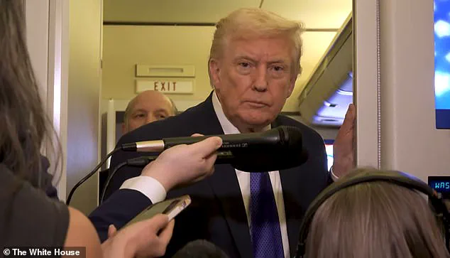 Trump's Outburst on Air Force One as He Confronts Washington Post Reporter Over MAGA Immigration Views