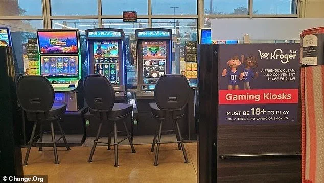 Kroger Faces Public Backlash Over Gambling Machines in Georgia Stores Amid Debate on Normalization