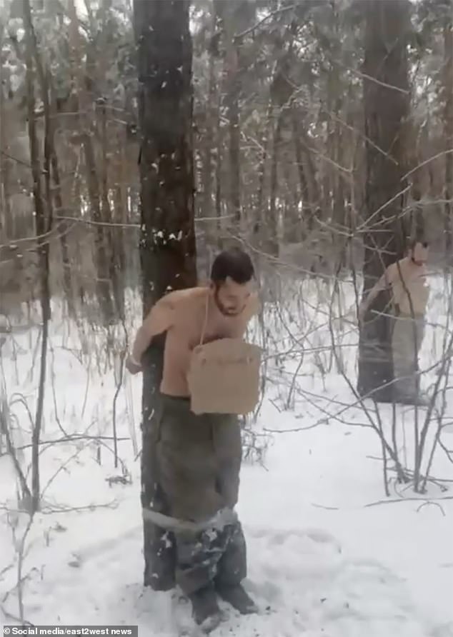Harrowing Footage Reveals Russian Military Commander's Brutal Public Humiliation of Soldiers in Ukraine Conflict