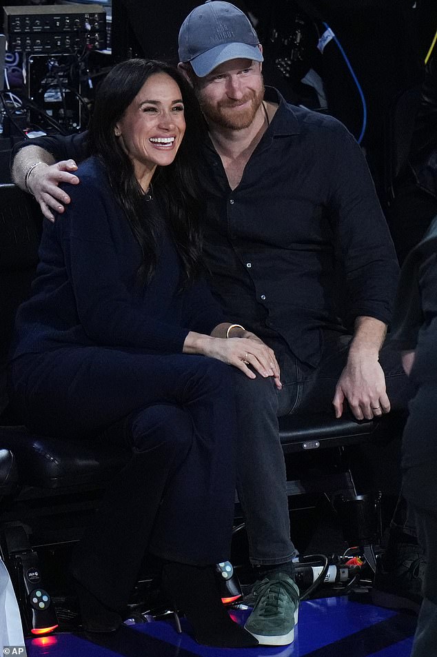 Meghan Markle and Prince Harry Showcase Continued Affection at NBA All-Star Game
