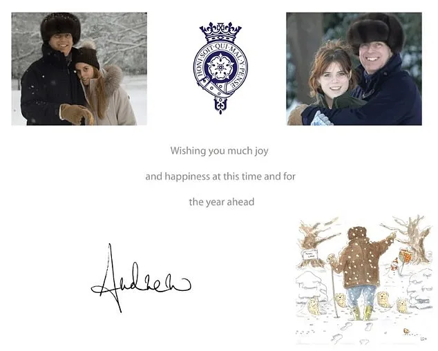 Duke of York's 2011 Christmas Card to Epstein Contradicts Claims of Severed Ties