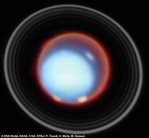 NASA's James Webb Space Telescope Captures First 3D Map of Uranus, Revealing Auroras and Magnetic Field Dynamics