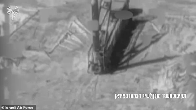 Israeli Military Releases Drone Footage of Alleged Strike on Iranian Missile Launcher in Western Iran