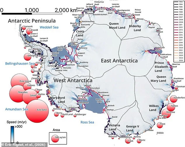 Antarctica Loses Ice Covering Eight Times Greater London in 30 Years, Study Finds