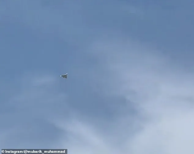 UAE F-16E Intercepts Iranian Shahed-136 Drone Over Dubai Beach in Dramatic Aerial Showdown