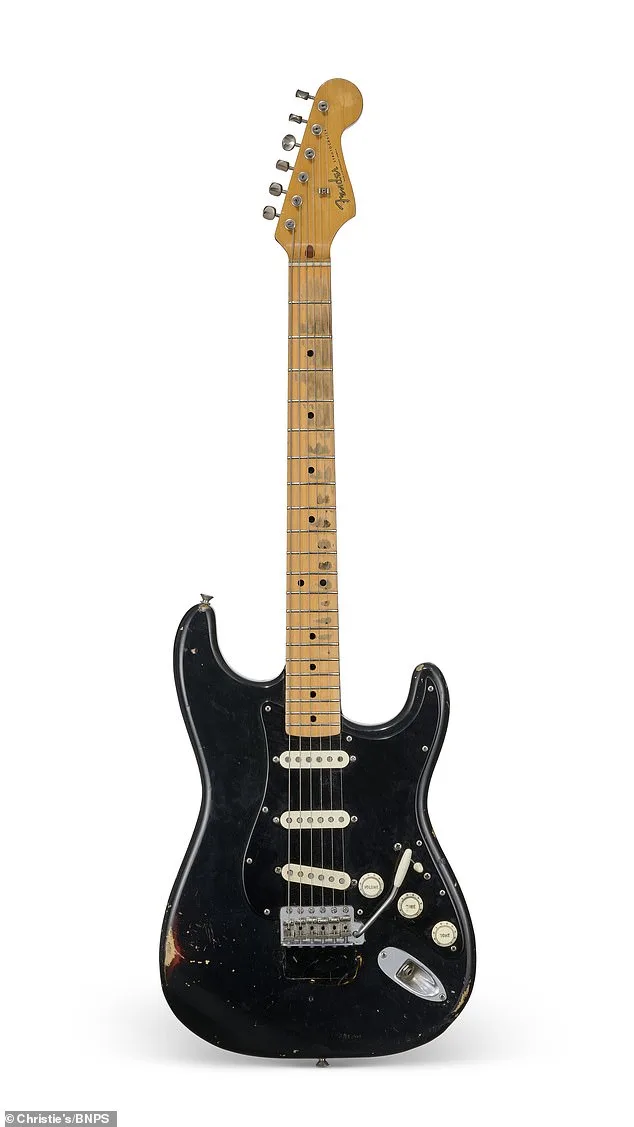 David Gilmour's Iconic Black Stratocaster Sells for £10.9 Million at Auction