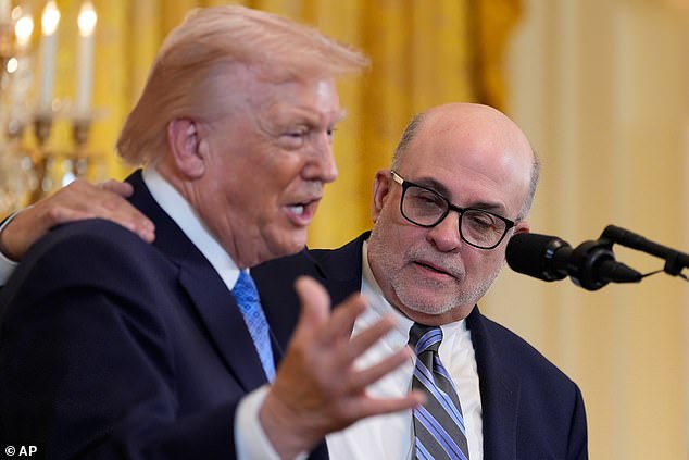 Trump Backs Mark Levin Amid Heated Feud with Megyn Kelly, Exposing MAGA Rifts