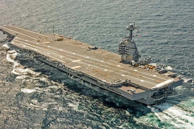USS Gerald Ford Crew Battles 30-Hour Fire in Laundry Area, Raising Readiness Concerns