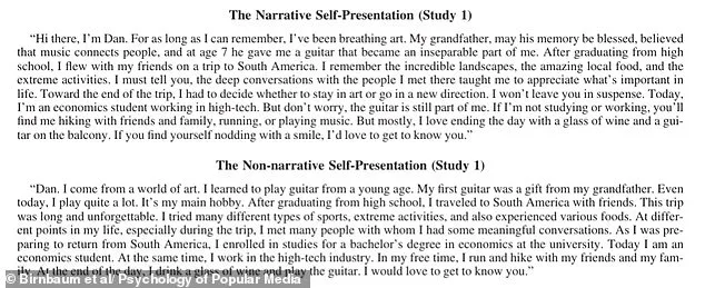 New Research: Storytelling, Not Generic Traits, Could Help You Stand Out on Tinder