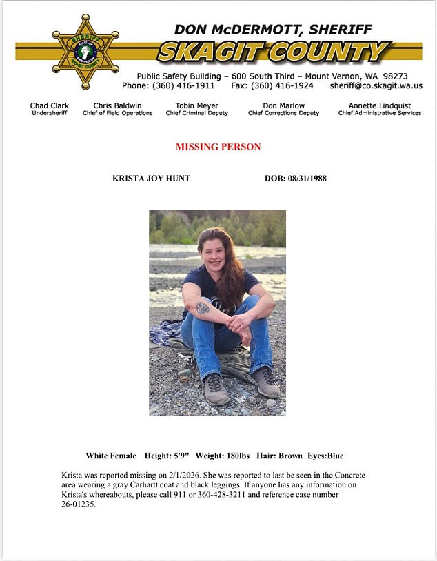 Shocking Discovery of Krista Hunt's Remains in Juan Delgado's Car Sparks Urgent Questions About Domestic Abuse Handling in Concrete, Washington