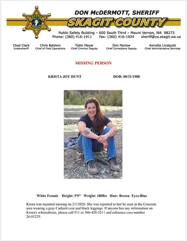 Shocking Discovery of Krista Hunt's Remains in Juan Delgado's Car Sparks Urgent Questions About Domestic Abuse Handling in Concrete, Washington