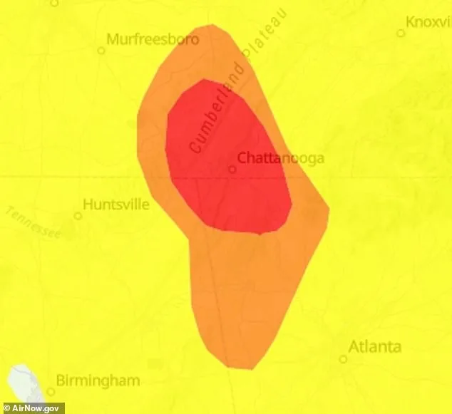 Hazardous Air Quality Sparks 'Stay Indoors' Advisories Across Tennessee, Georgia, and Alabama as PM2.5 Levels Reach Life-Threatening Levels