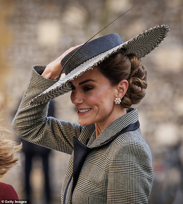 Defying the Elements: Princess of Wales' Iconic Hat at Canterbury Cathedral