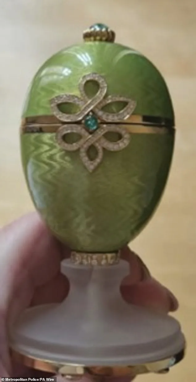 High-Stakes Heist in Soho: Whisky Executive's £2M Fabergé Egg Stolen in Bold Theft