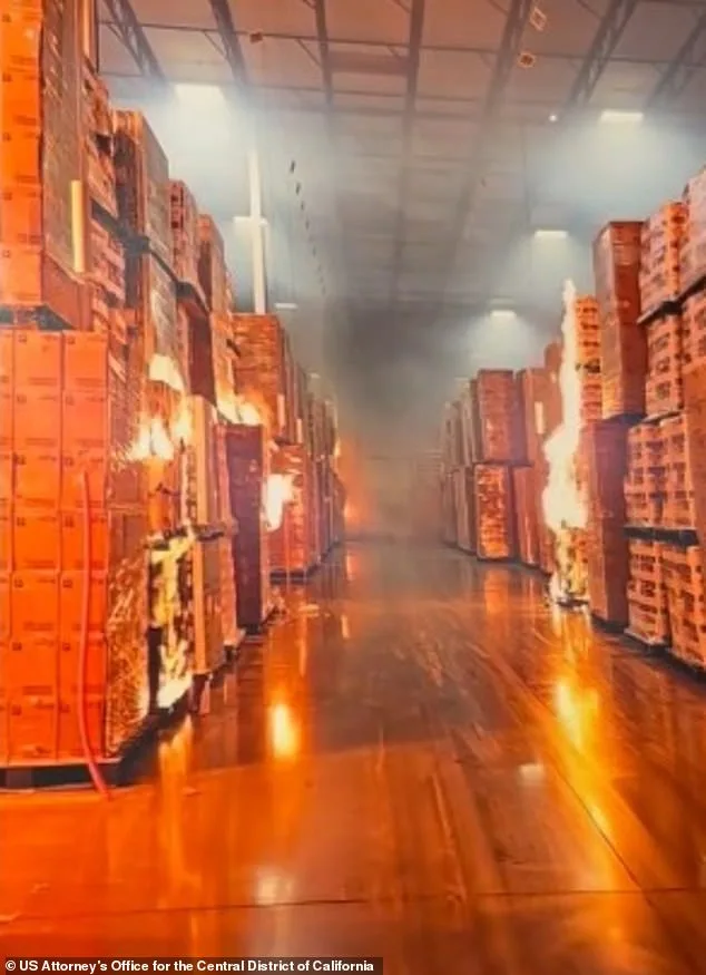 Man Allegedly Sets $500M Warehouse Fire, Posts Video Online