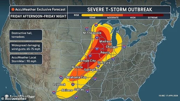 Midwest Storm Alert: 50M at Risk; Tornados, Hail, Wind Gusts