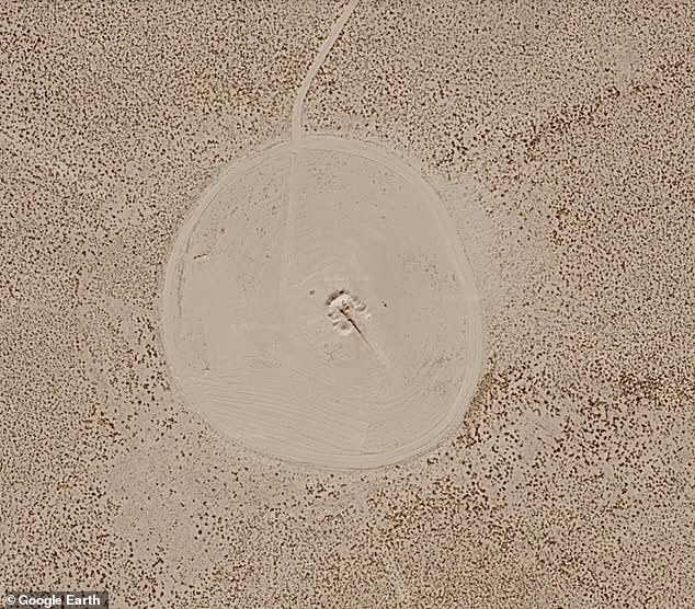 Satellite Images Reveal Mysterious Circular Structure Near Area 51