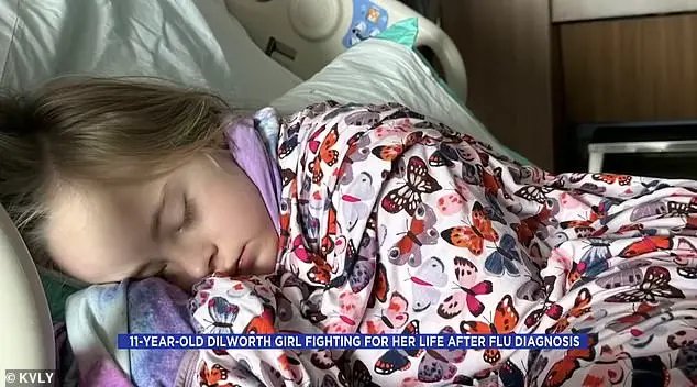 Minnesota Girl, 11, Fights for Life After Influenza Escalates
