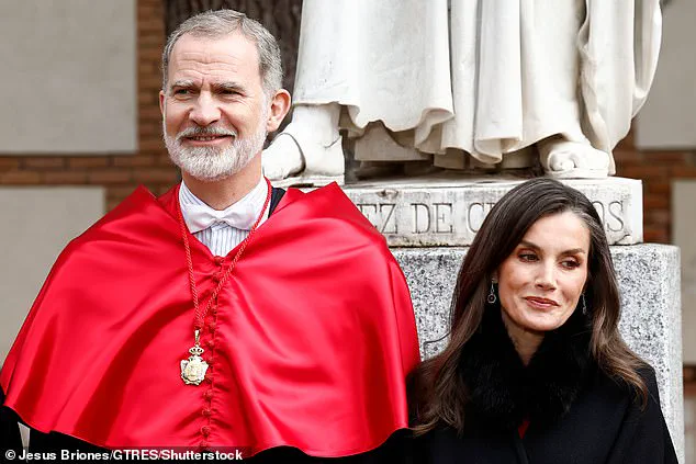 Queen Letizia of Spain's Red Ensemble at Alcala University