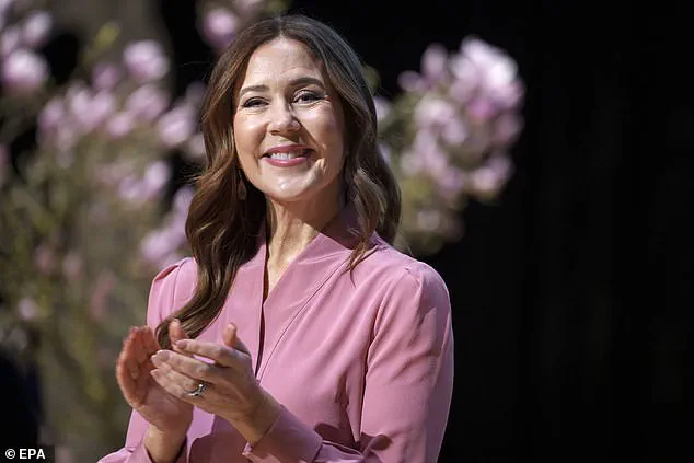 Queen Mary of Denmark Stuns in Pink and Crimson at an Award Ceremony in Copenhagen