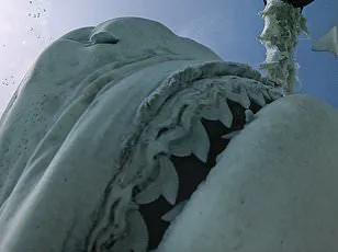 Tiger Shark's Curious Encounter with Divers in the Bahamas