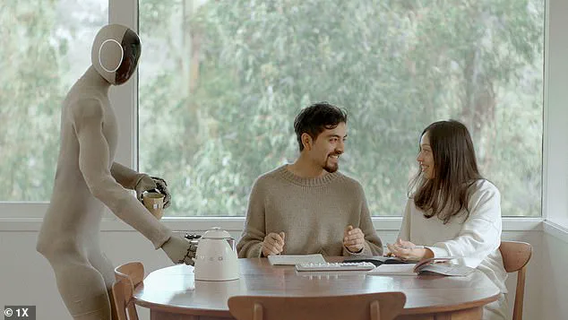 1X unveils AI-controlled robo butler for the home