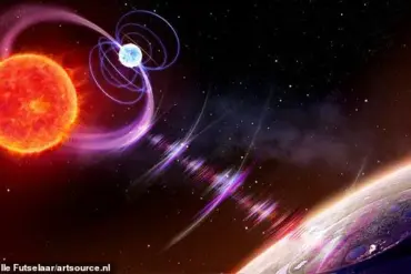 Mysterious Radio Signals Traced to Colliding Magnetic Fields of Distant Dead Stars