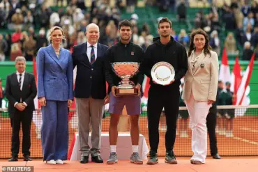 Princess Charlene and Prince Albert II Show Solidarity at Monte Carlo Tennis Tournament