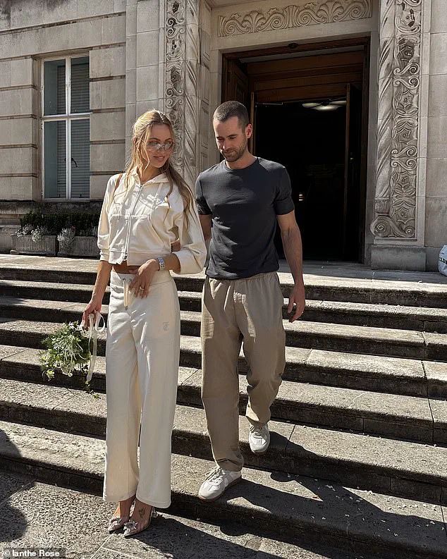 Ianthe Rose Wears Juicy Couture Tracksuit Instead of Wedding Gown in Unconventional Ceremony