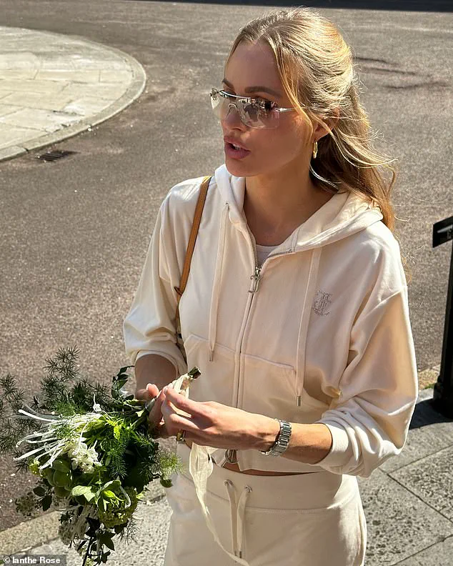 Ianthe Rose Wears Juicy Couture Tracksuit Instead of Wedding Gown in Unconventional Ceremony