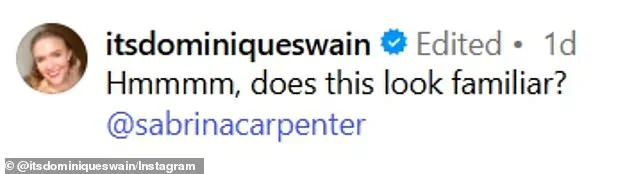 Plagiarism Allegations Surface as Lolita's Dominique Swain Confronts Sabrina Carpenter Over Iconic Photoshoot Scene