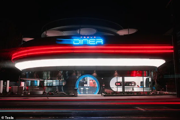 Tesla Diner Opens in Hollywood, Blending Electric Vehicle Ethos with Fast Food in Controversial Experiment
