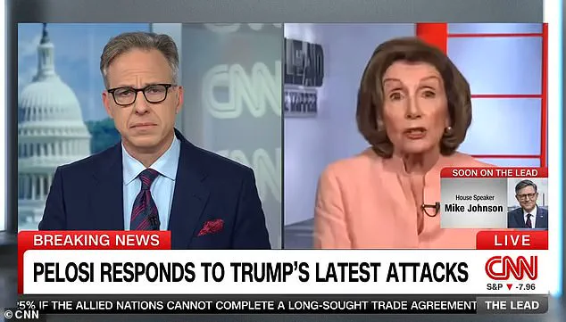 Breaking: Tapper Confronts Pelosi Over Trump's Illegal Stock Trading Allegations as Tensions Flare