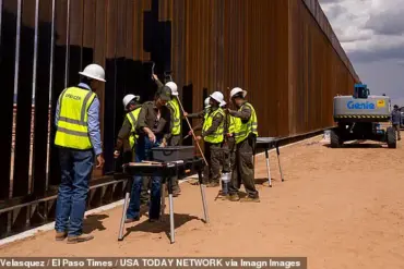 DHS Repainting Southern Border Wall in Black Sparks Debate Over Effectiveness and Safety