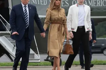 First Lady's Vigilance as Barron Trump Begins College Amid Global Uncertainty